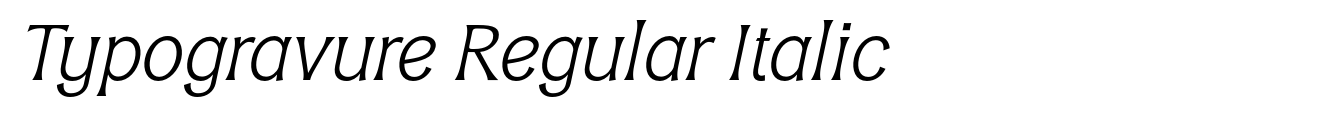 Typogravure Regular Italic image